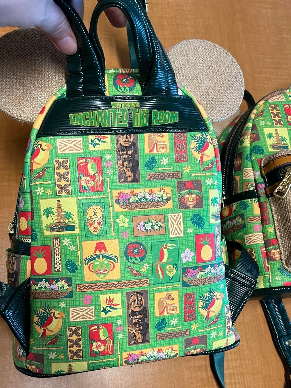 Enchanted Tiki Room Mickey Main Attraction Disney Loungefly Mini Backpack Set